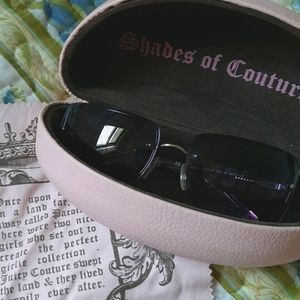 Purple Juicy sunglasses with case